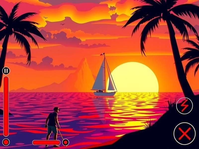 Goa Sunset Sailor Game Screenshot